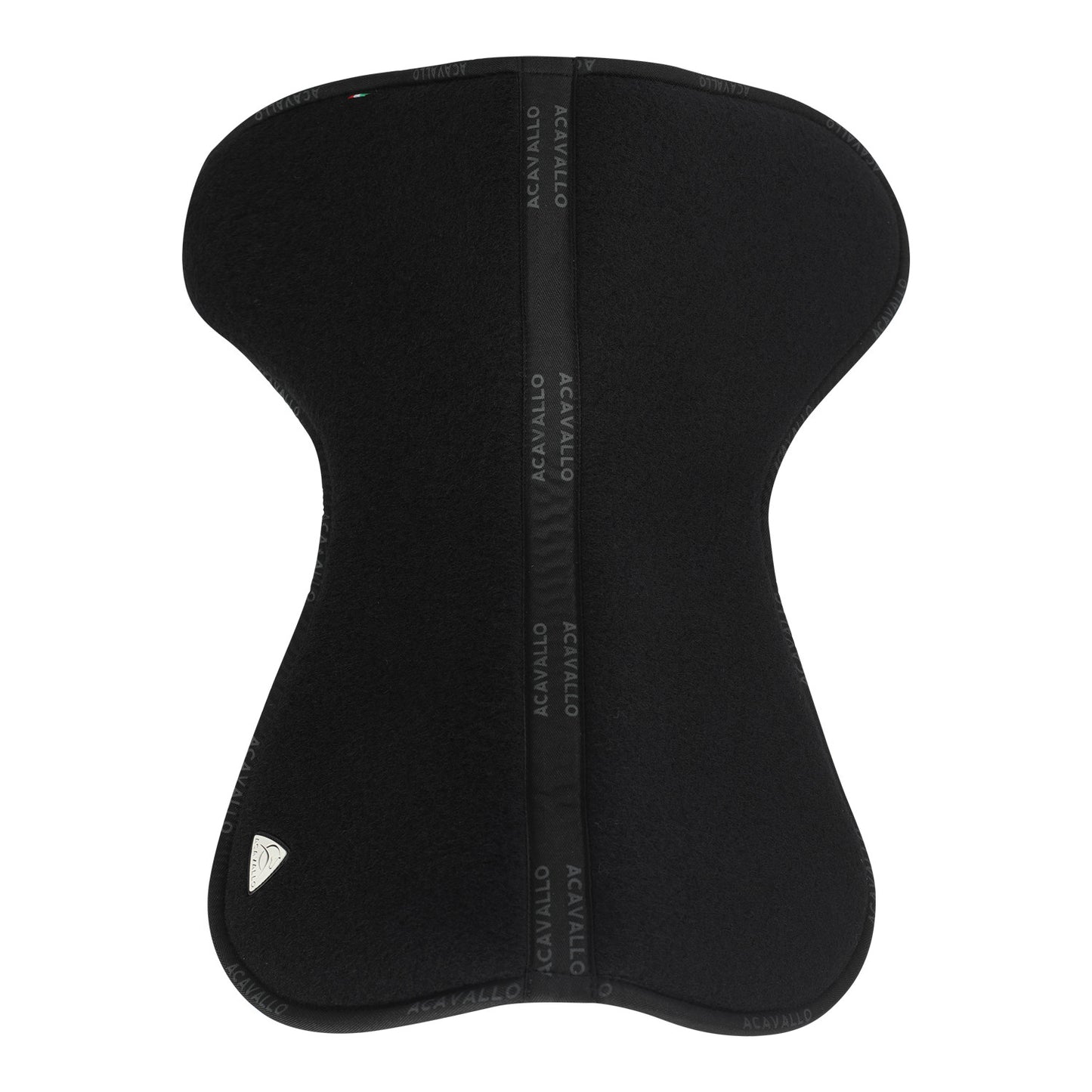 Compensador mf Jccs con Cs lana virgen flat Acavallo - Negro