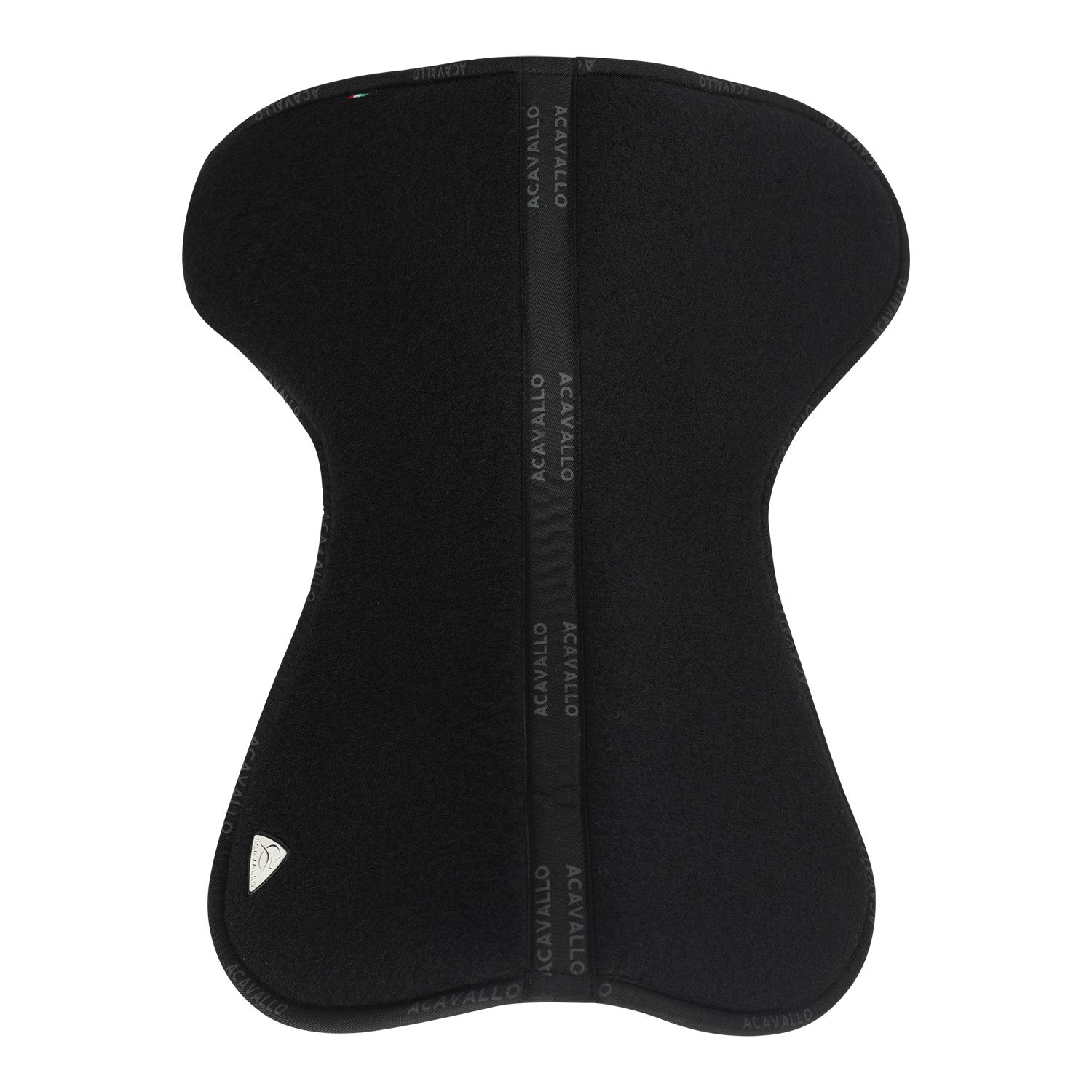 Compensador mf Jccs con Cs lana virgen flat Acavallo - Negro