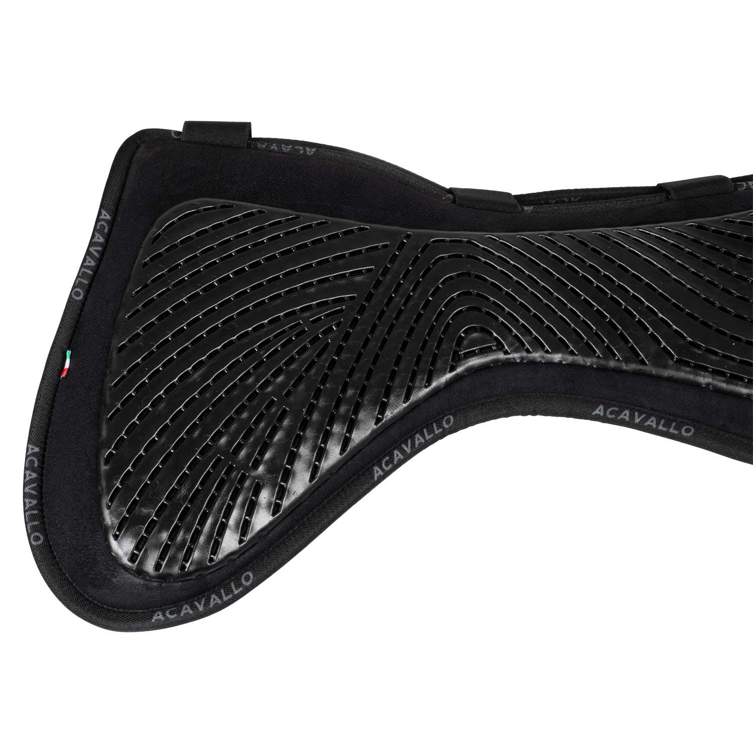 Compensador MF con JCCS CW-FS gamuza grip gel flat Acavallo - Negro