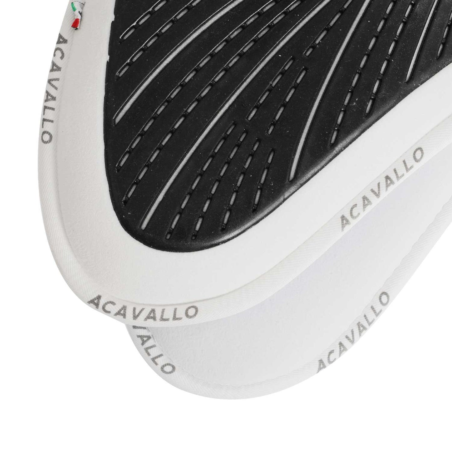 Compensador MF JCCS con CW-CS gamuza grip gel flat Acavallo - Blanco