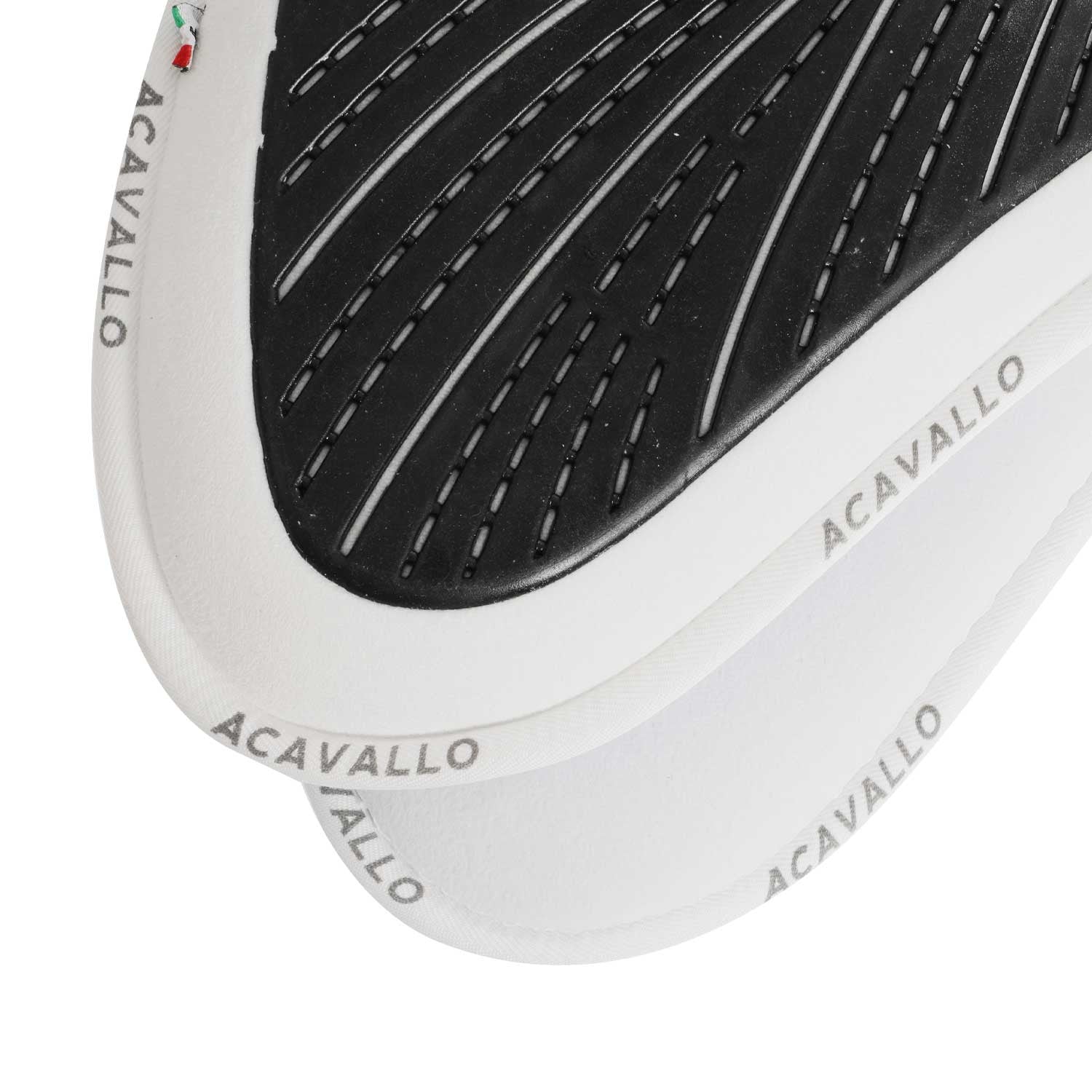 Compensador MF JCCS con CW-CS gamuza grip gel flat Acavallo - Blanco