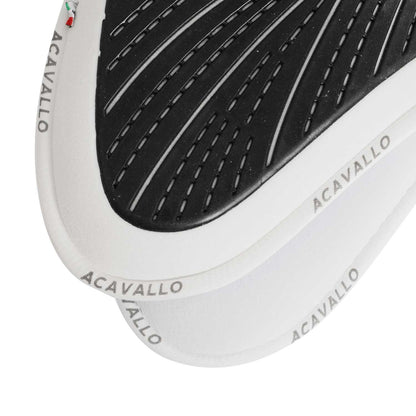 Compensador MF JCCS con CW-CS gamuza grip gel flat Acavallo - Blanco