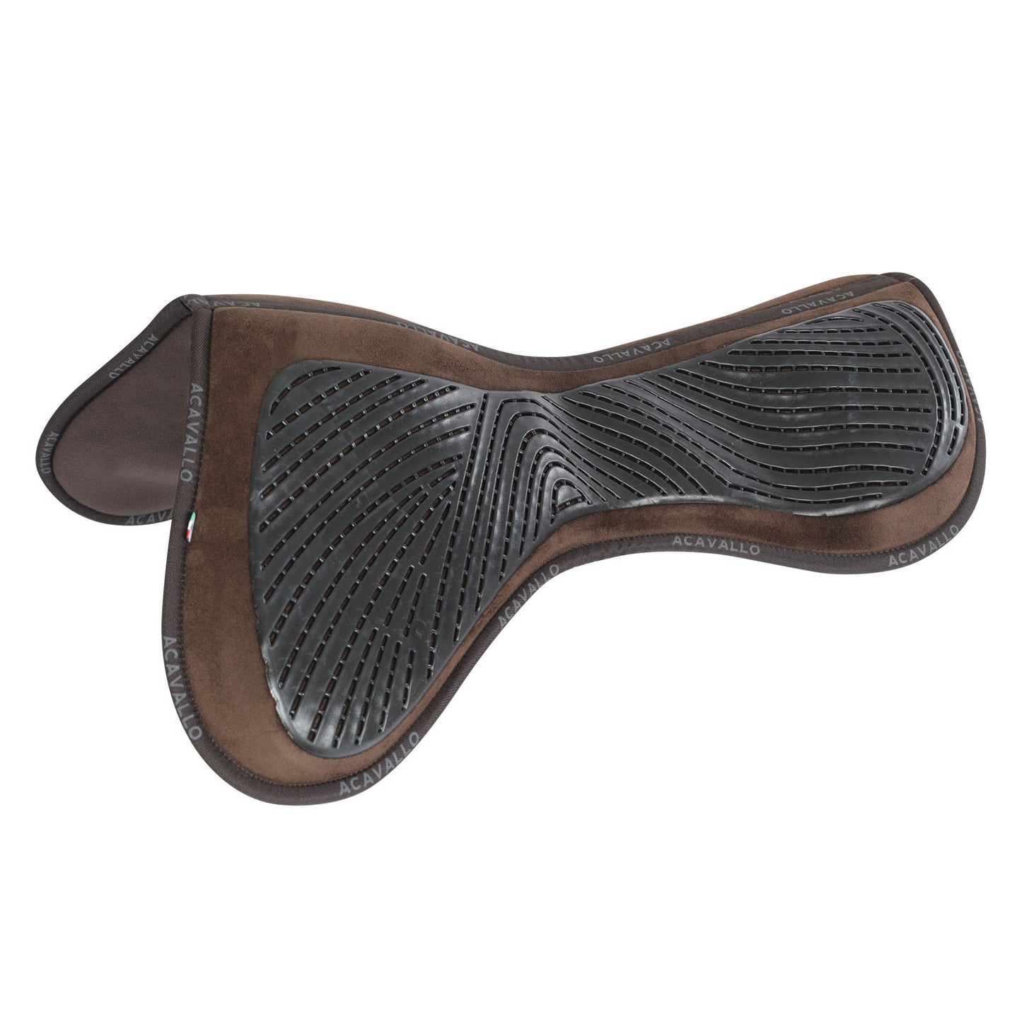 Compensador MF JCCS con CW-CS gamuza grip gel flat Acavallo - Marrón