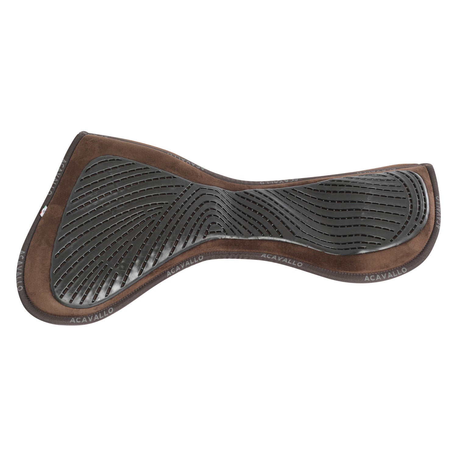 Compensador MF JCCS con CW-CS gamuza grip gel flat Acavallo - Marrón