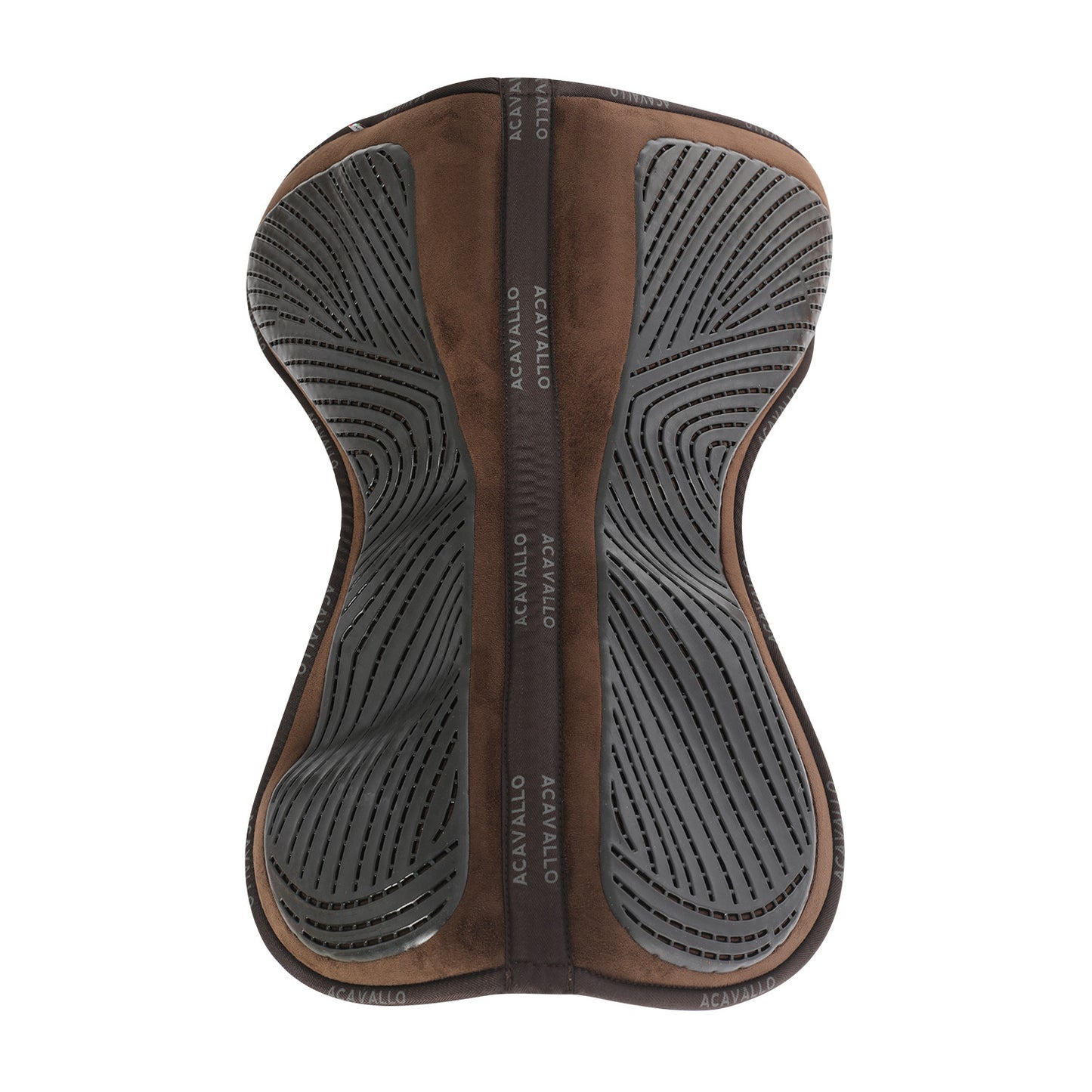 Compensador MF JCCS con CW-CS gamuza grip gel flat Acavallo - Marrón