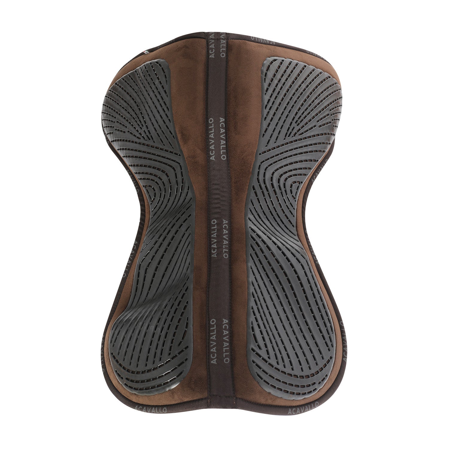 Compensador MF JCCS con CW-CS gamuza grip gel flat Acavallo - Marrón