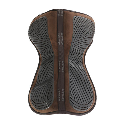 Compensador MF JCCS con CW-CS gamuza grip gel flat Acavallo - Marrón