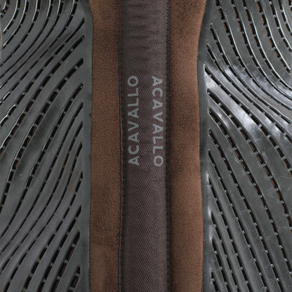 Compensador MF JCCS con CW-CS gamuza grip gel flat Acavallo - Marrón