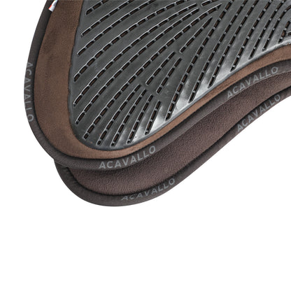 Compensador MF JCCS con CW-CS gamuza grip gel flat Acavallo - Marrón