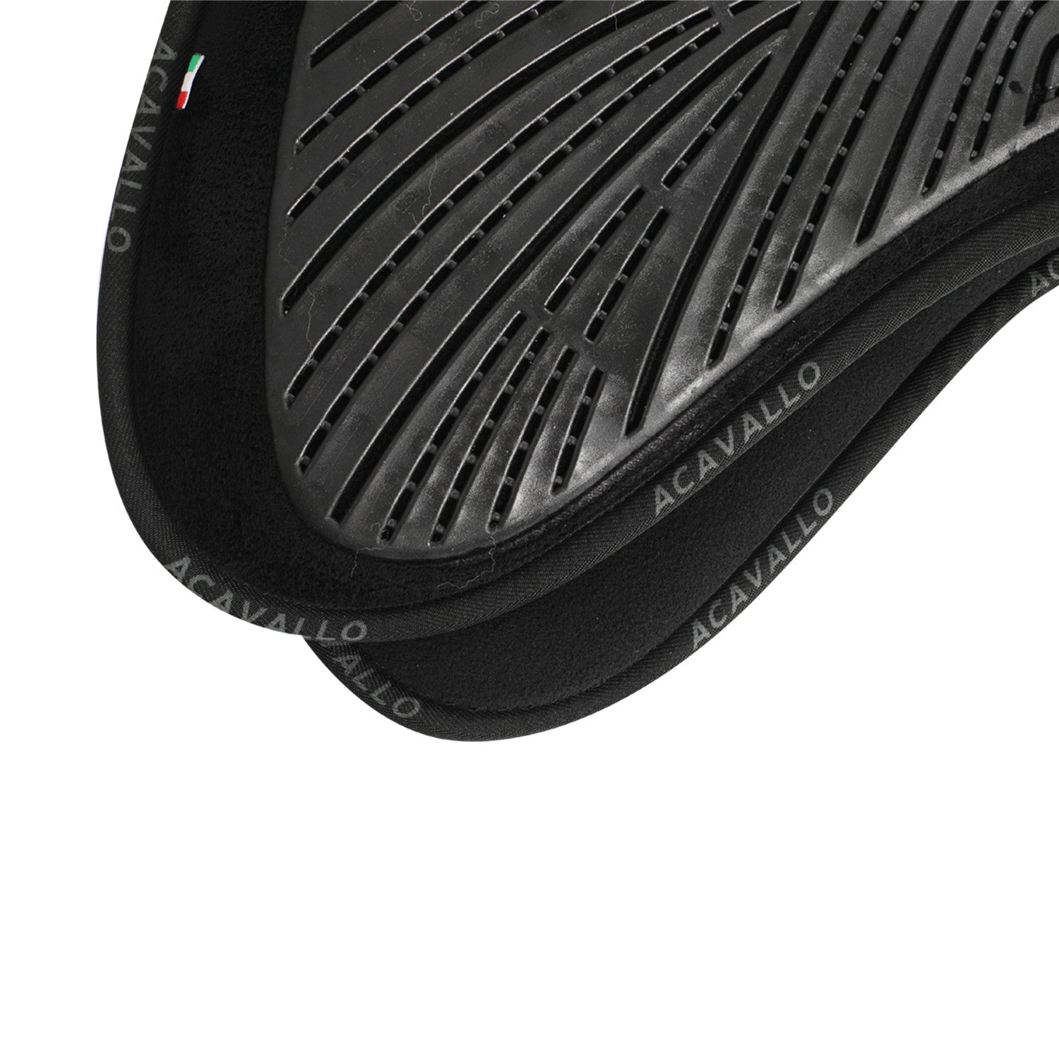 Compensador MF JCCS con CW-CS gamuza grip gel flat Acavallo - Negro