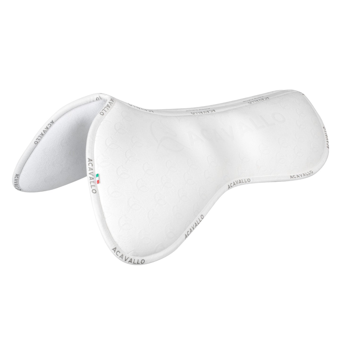 Compensador mf ds sw-3ds con empuñadura de gamuza y silicona plana Acavallo - Blanco