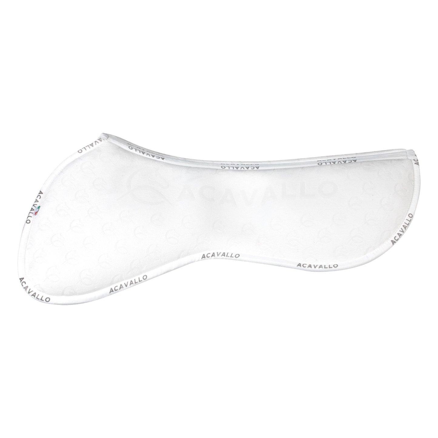Compensador mf ds sw-3ds con empuñadura de gamuza y silicona plana Acavallo - Blanco
