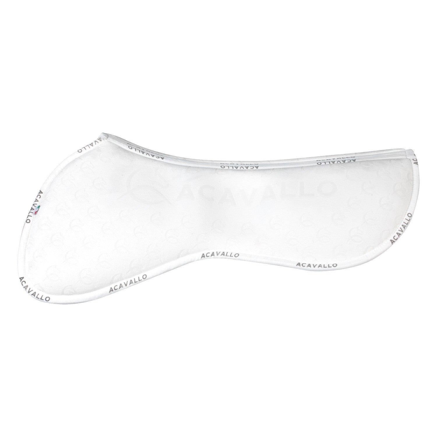 Compensador mf ds sw-3ds con empuñadura de gamuza y silicona plana Acavallo - Blanco