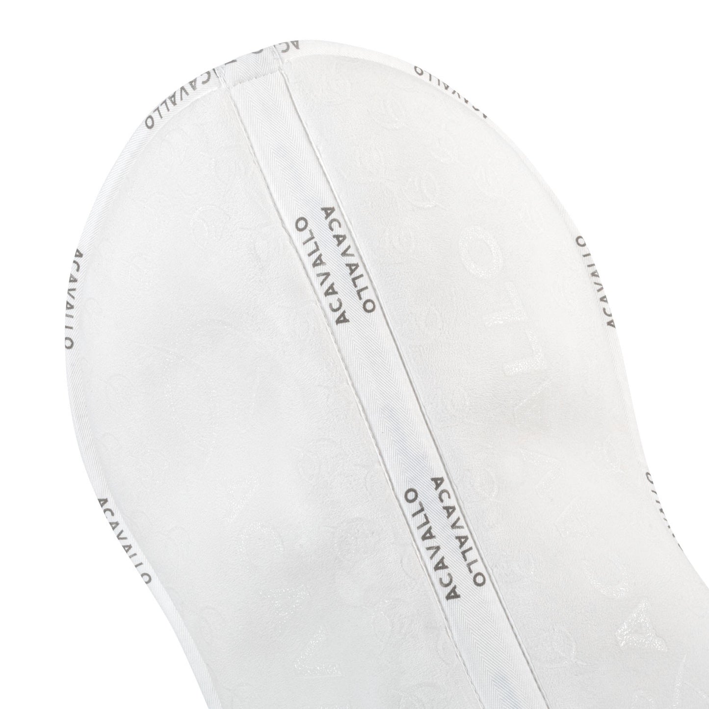 Compensador mf ds sw-3ds con empuñadura de gamuza y silicona plana Acavallo - Blanco