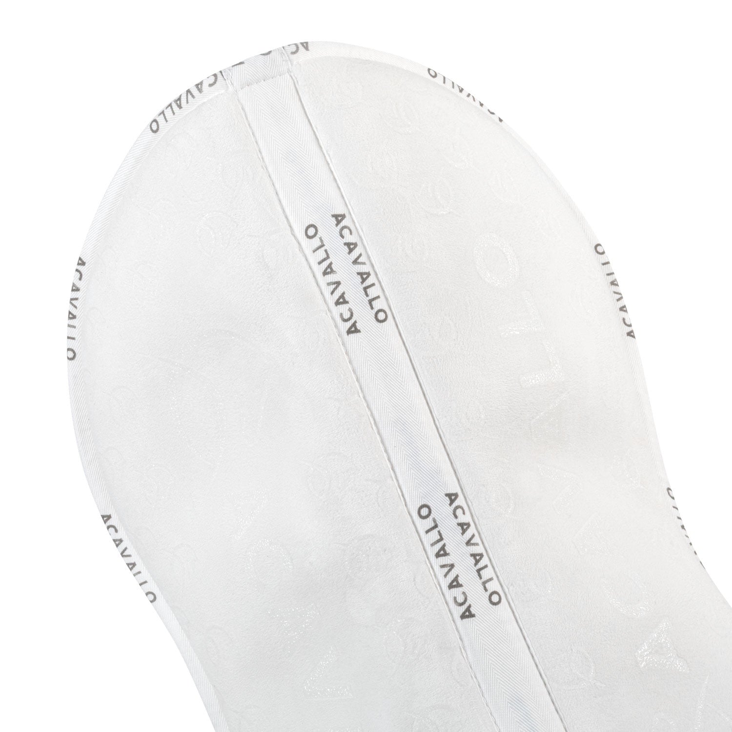 Compensador mf ds sw-3ds con empuñadura de gamuza y silicona plana Acavallo - Blanco