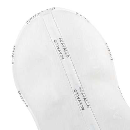 Compensador mf ds sw-3ds con empuñadura de gamuza y silicona plana Acavallo - Blanco