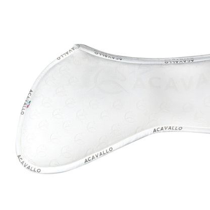 Compensador mf ds sw-3ds con empuñadura de gamuza y silicona plana Acavallo - Blanco