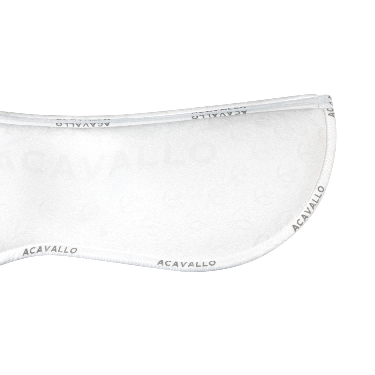 Compensador mf ds sw-3ds con empuñadura de gamuza y silicona plana Acavallo - Blanco