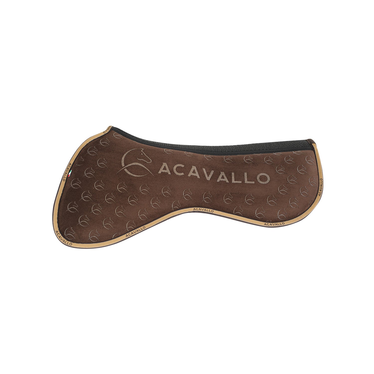 Compensador mf ds sw-3ds con empuñadura de gamuza y silicona plana Acavallo - Marrón