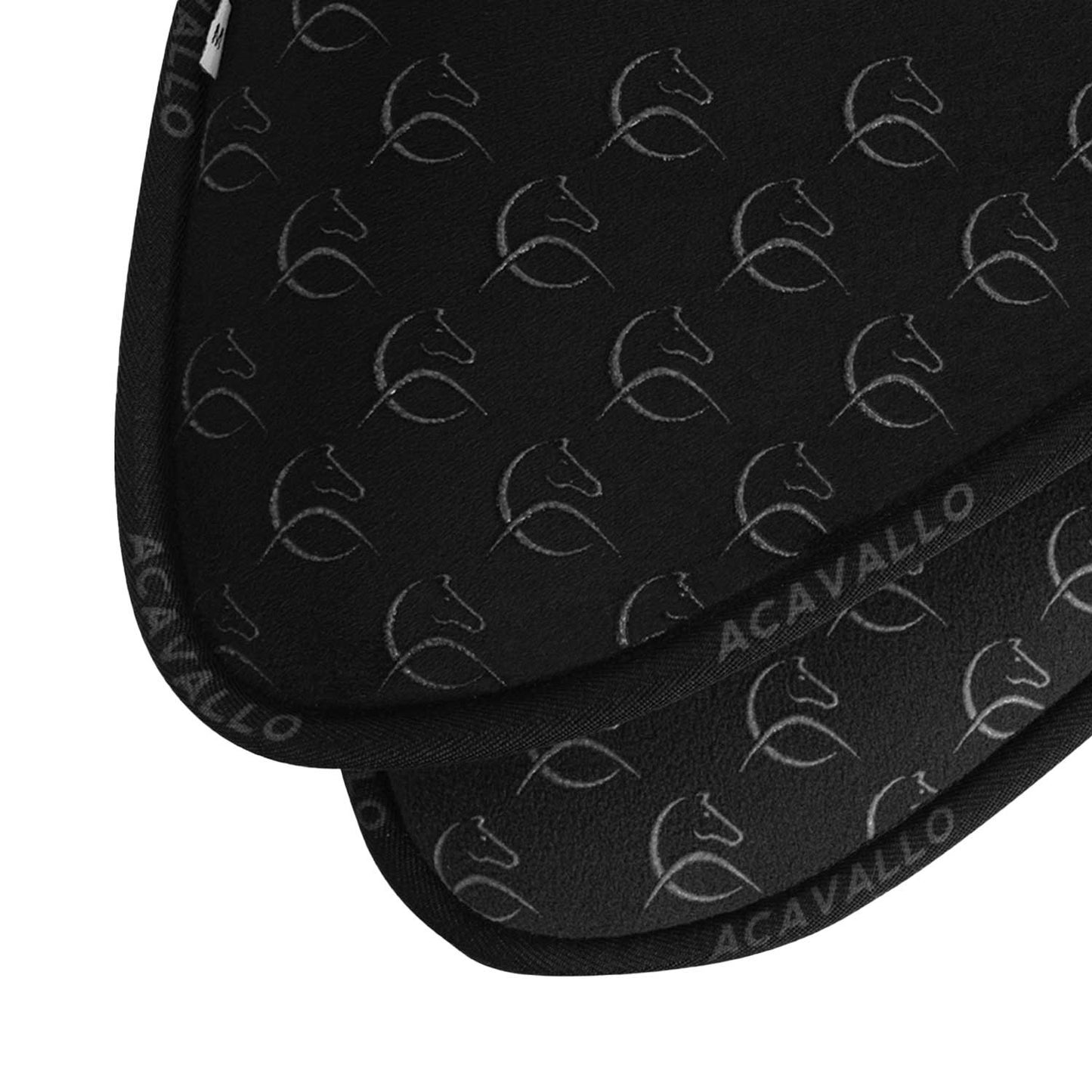 Compensador mf ds sw-3ds con empuñadura de gamuza y silicona plana Acavallo - Negro