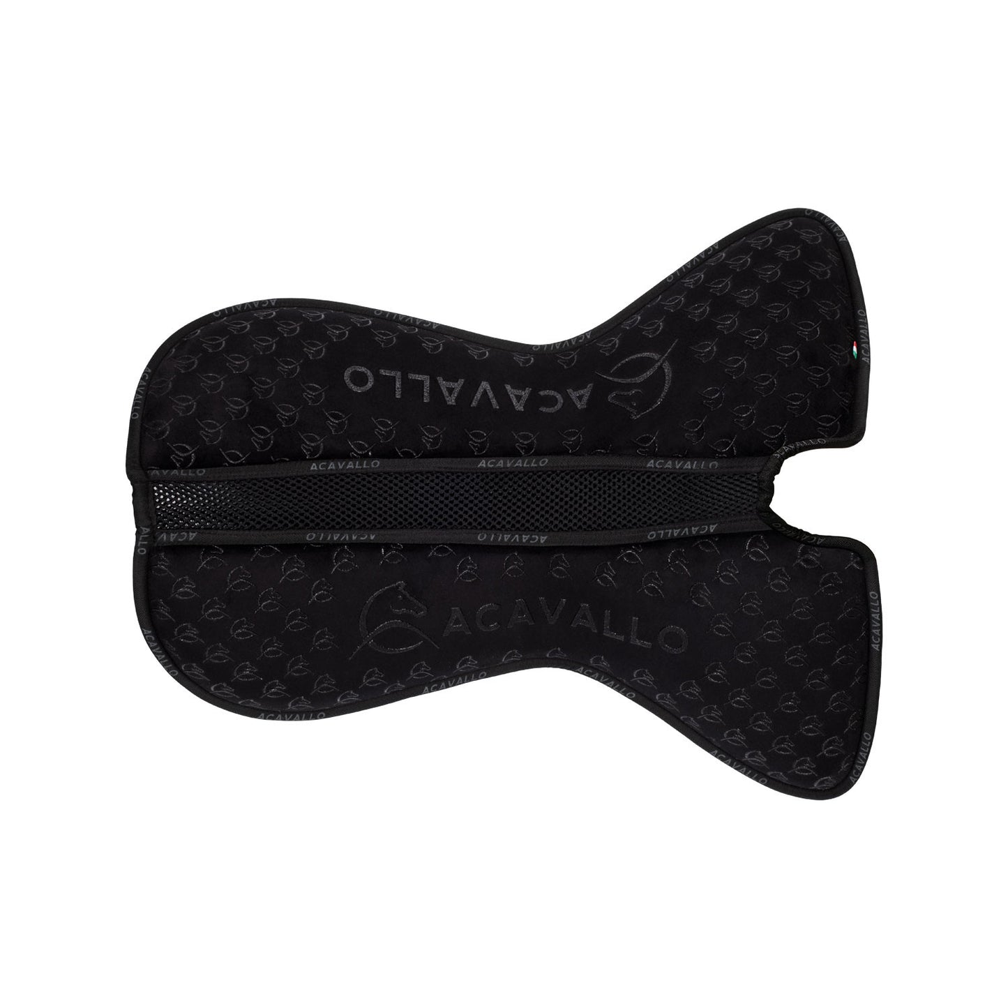 Compensador MF DS Sw-3ds con grip gamuza silicona interior flat Acavallo - Negro