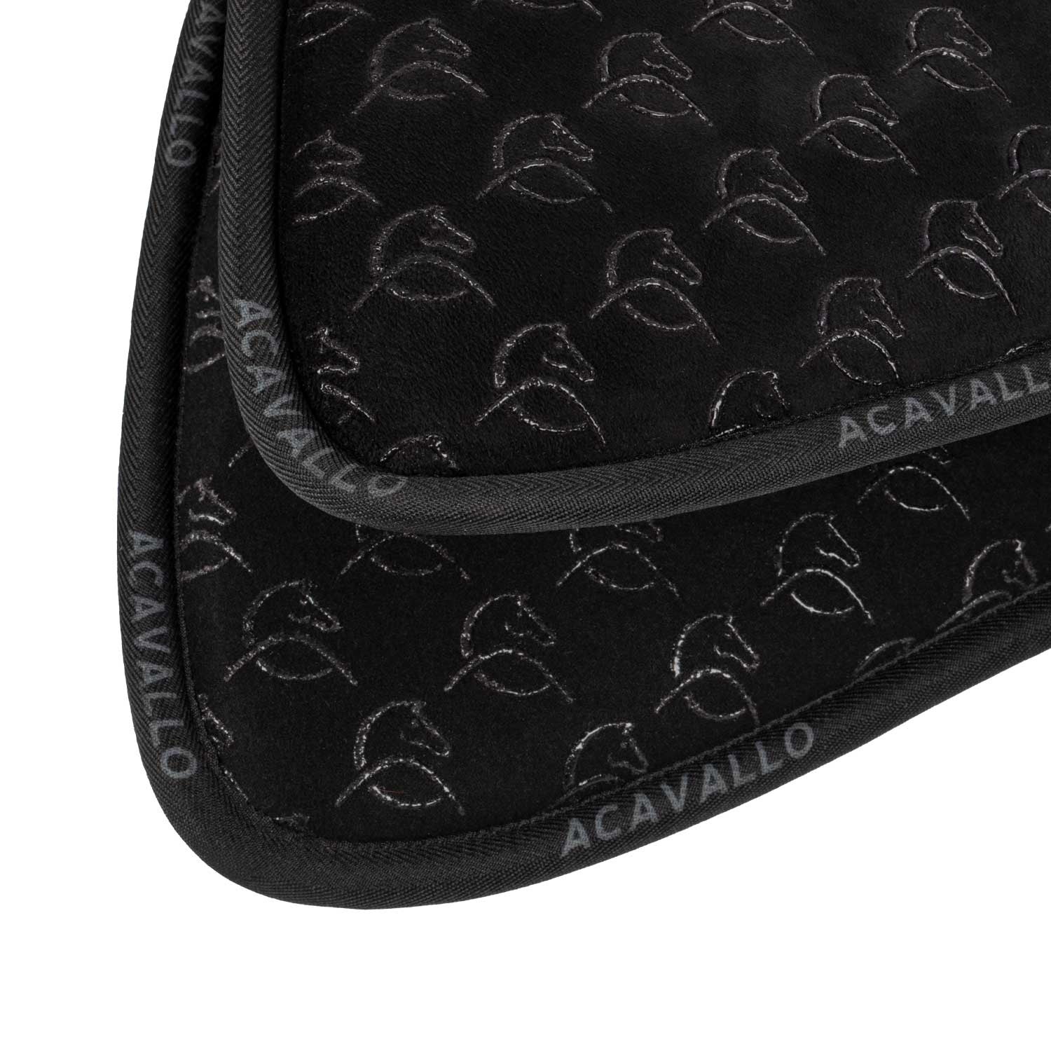 Compensador MF DS Sw-3ds con grip gamuza silicona interior flat Acavallo - Negro