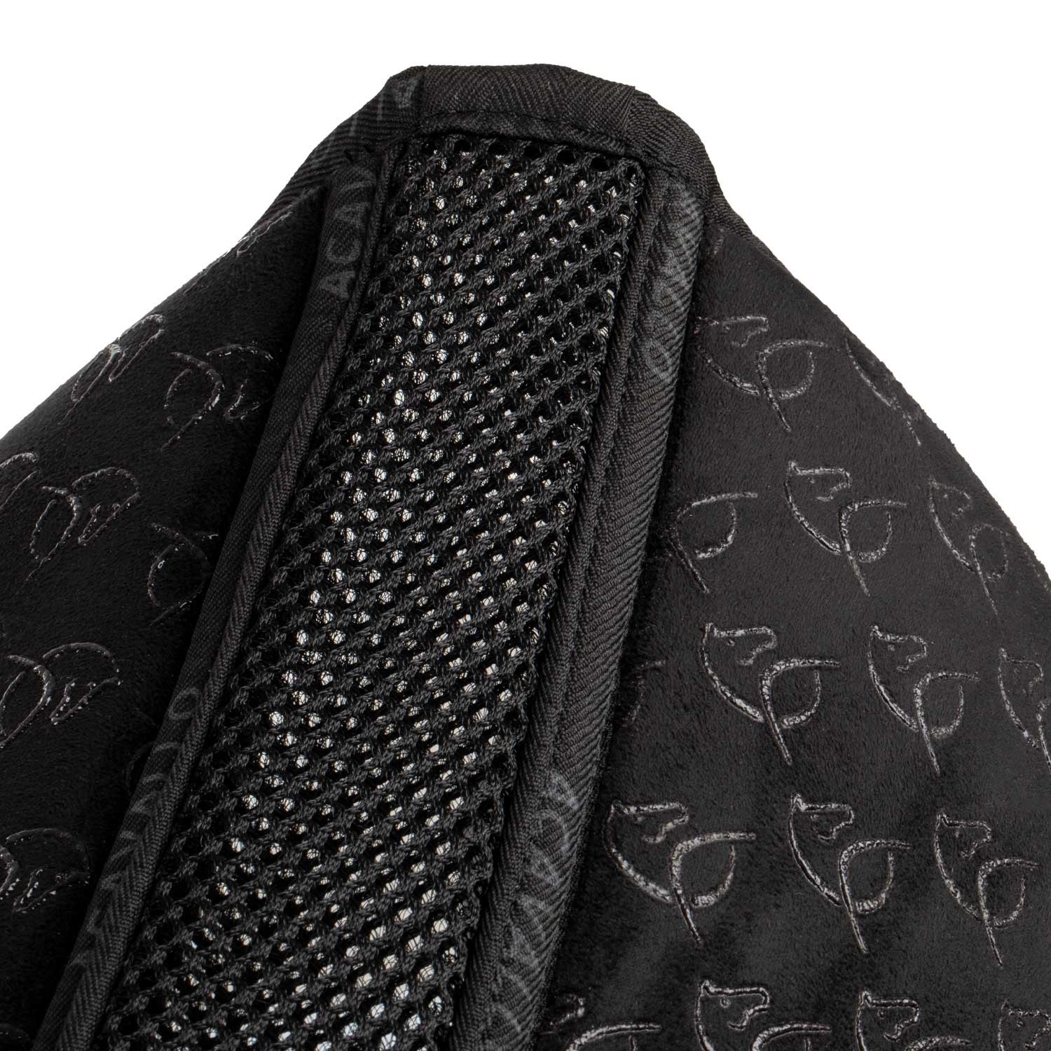 Compensador MF DS Sw-3ds con grip gamuza silicona interior flat Acavallo - Negro