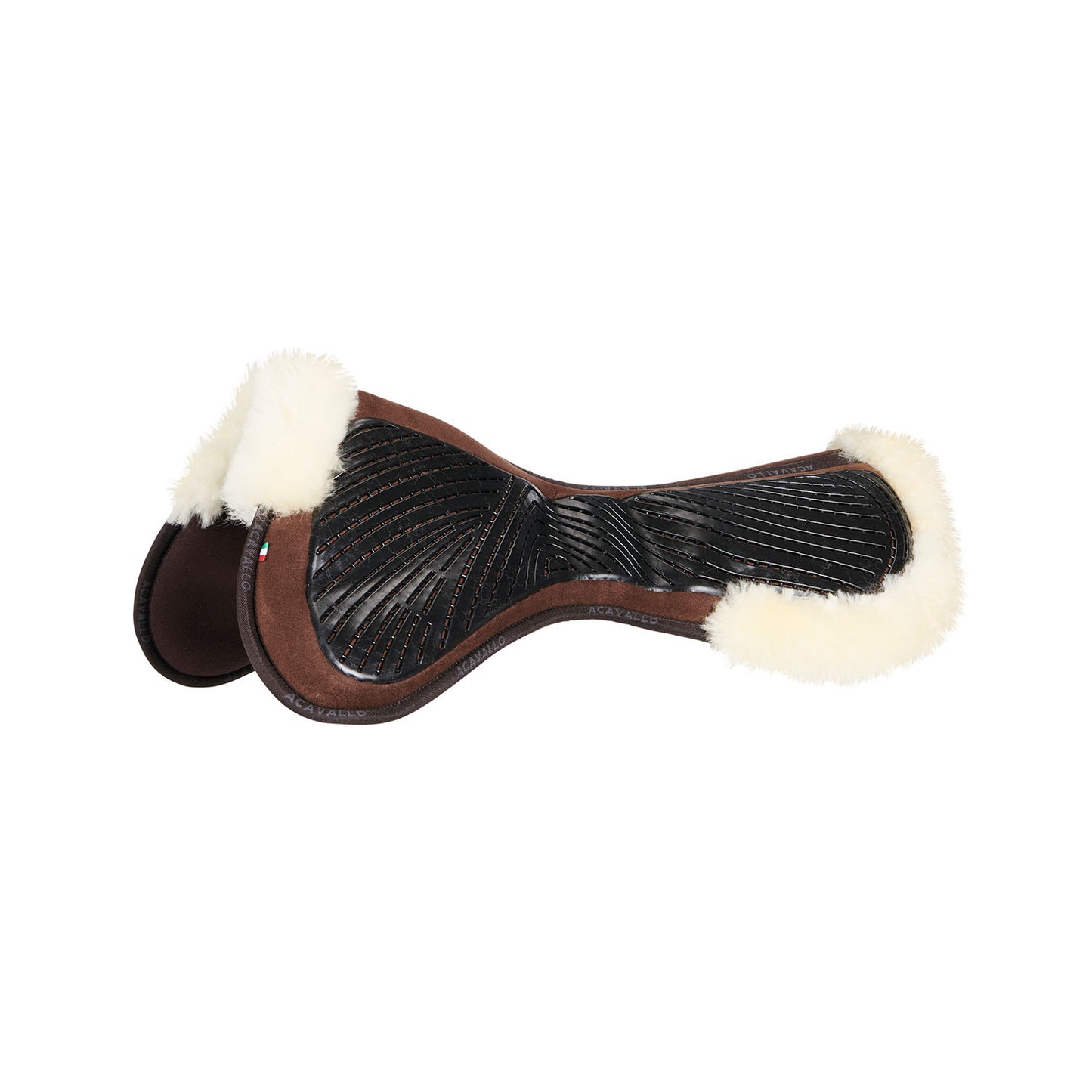 Compensador Mf-s Jccs-s CW-cs gamuza cordero cut-out grip gel flat Acavallo - Marrón
