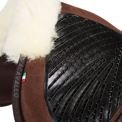 Compensador Mf-s Jccs-s CW-cs gamuza cordero cut-out grip gel flat Acavallo - Marrón
