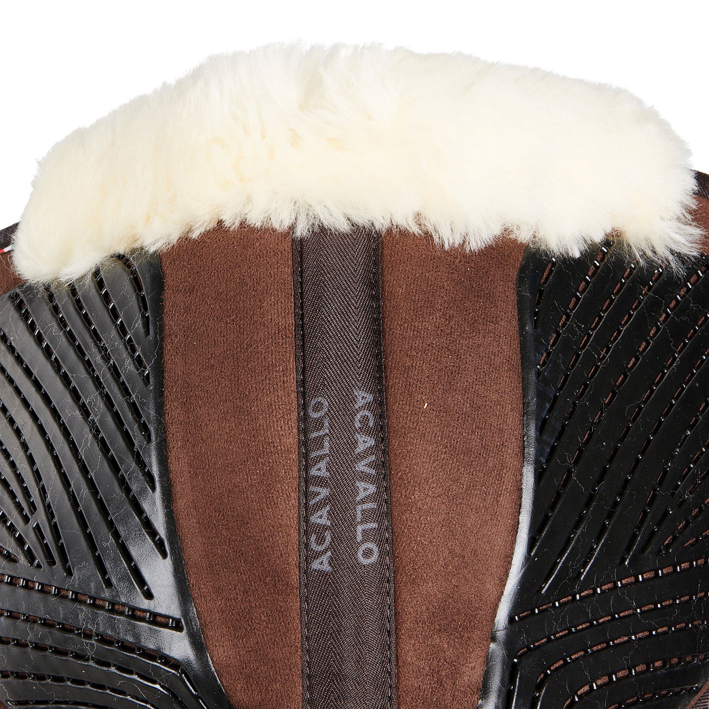 Compensador Mf-s Jccs-s CW-cs gamuza cordero cut-out grip gel flat Acavallo - Marrón