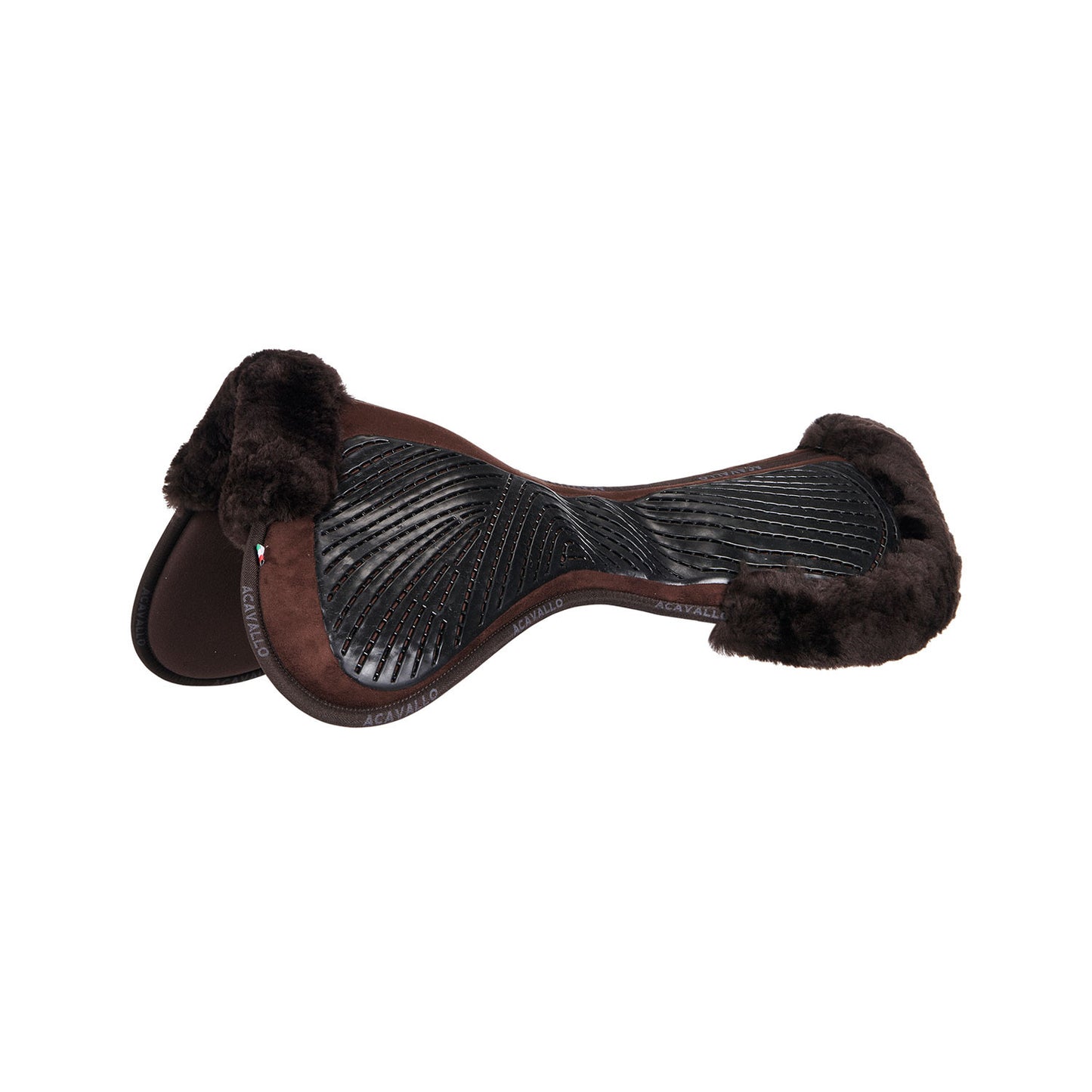 Compensador Mf-s Jccs-s CW-cs gamuza cordero cut-out grip gel flat Acavallo - Marrón