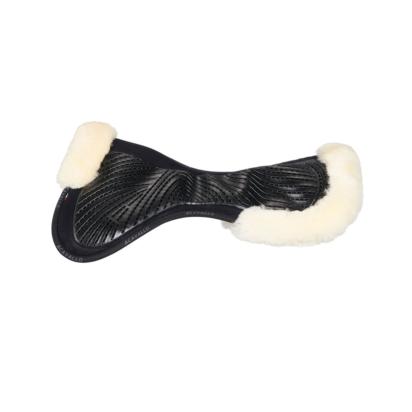 Compensador Mf-s Jccs-s CW-cs gamuza cordero cut-out grip gel flat Acavallo - Negro