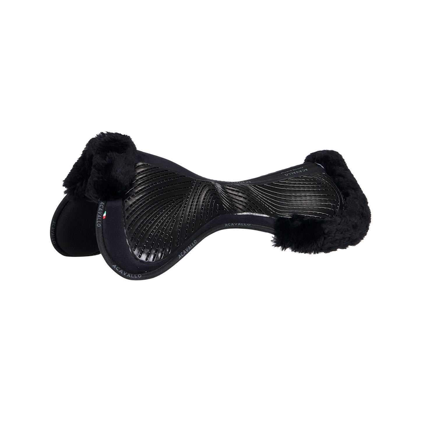 Compensador Mf-s Jccs-s CW-cs gamuza cordero cut-out grip gel flat Acavallo - Negro