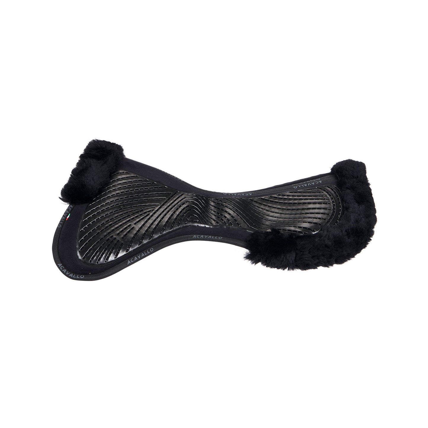 Compensador Mf-s Jccs-s CW-cs gamuza cordero cut-out grip gel flat Acavallo - Negro