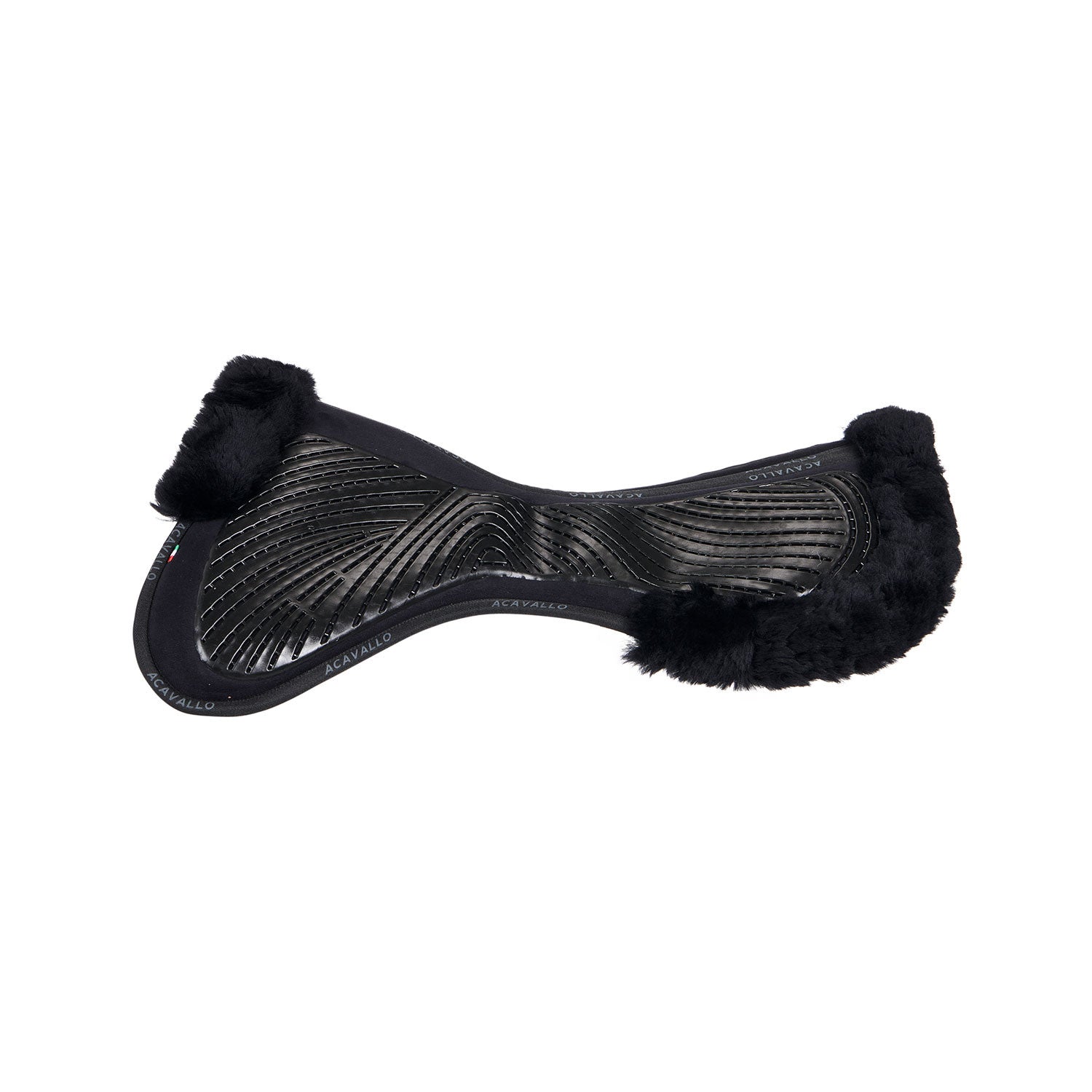 Compensador Mf-s Jccs-s CW-cs gamuza cordero cut-out grip gel flat Acavallo - Negro