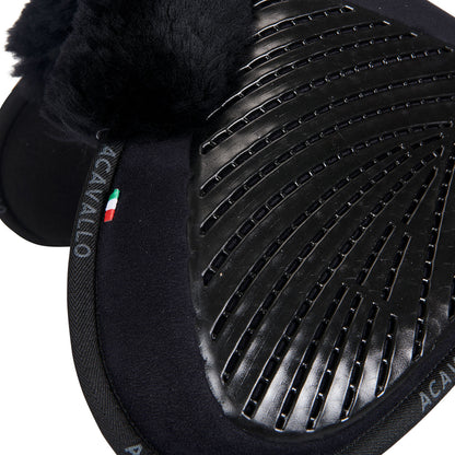 Compensador Mf-s Jccs-s CW-cs gamuza cordero cut-out grip gel flat Acavallo - Negro