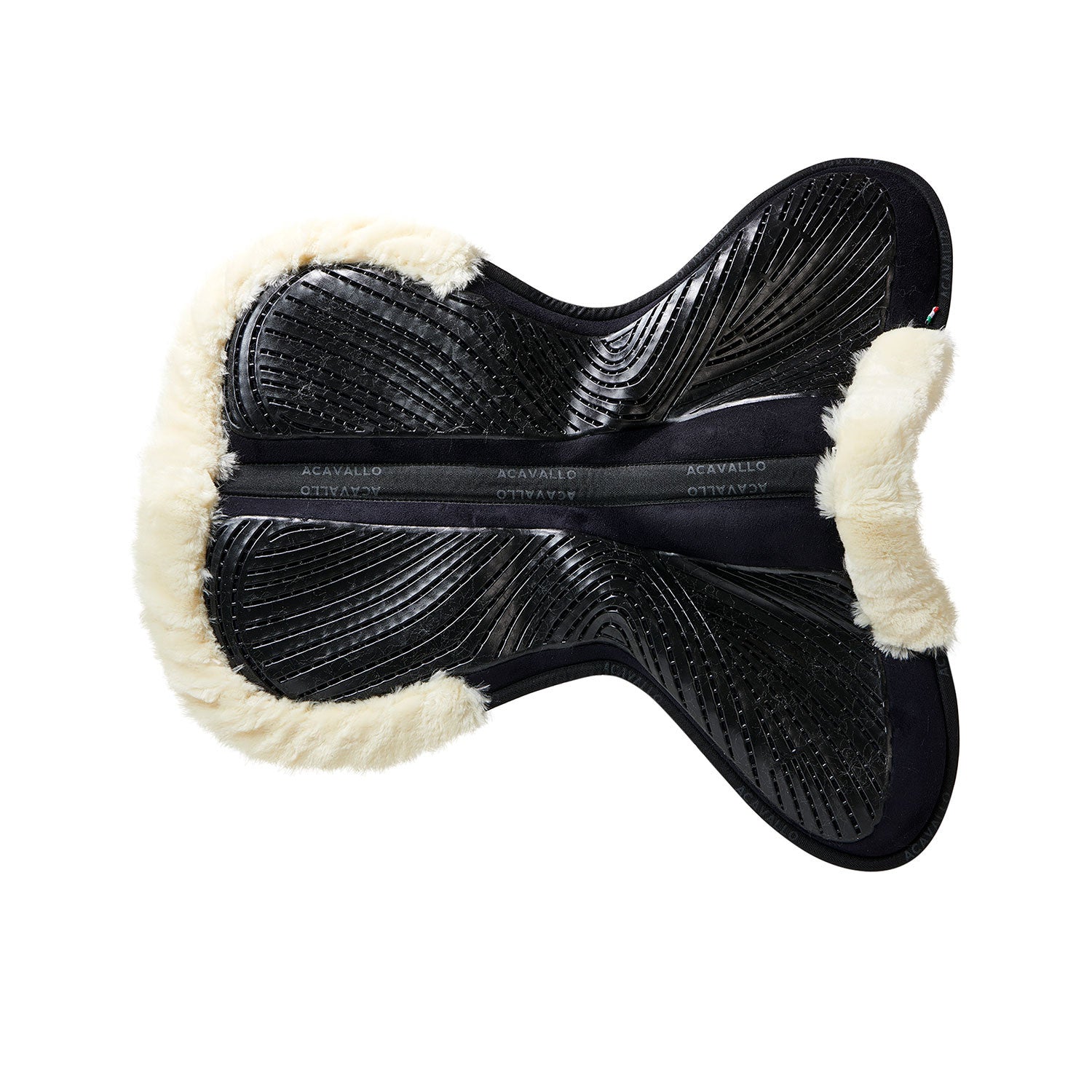 Compensador MF-S Jccs-S CW-CS gamuza oveja sintética cut-out grip gel flat Acavallo - Negro