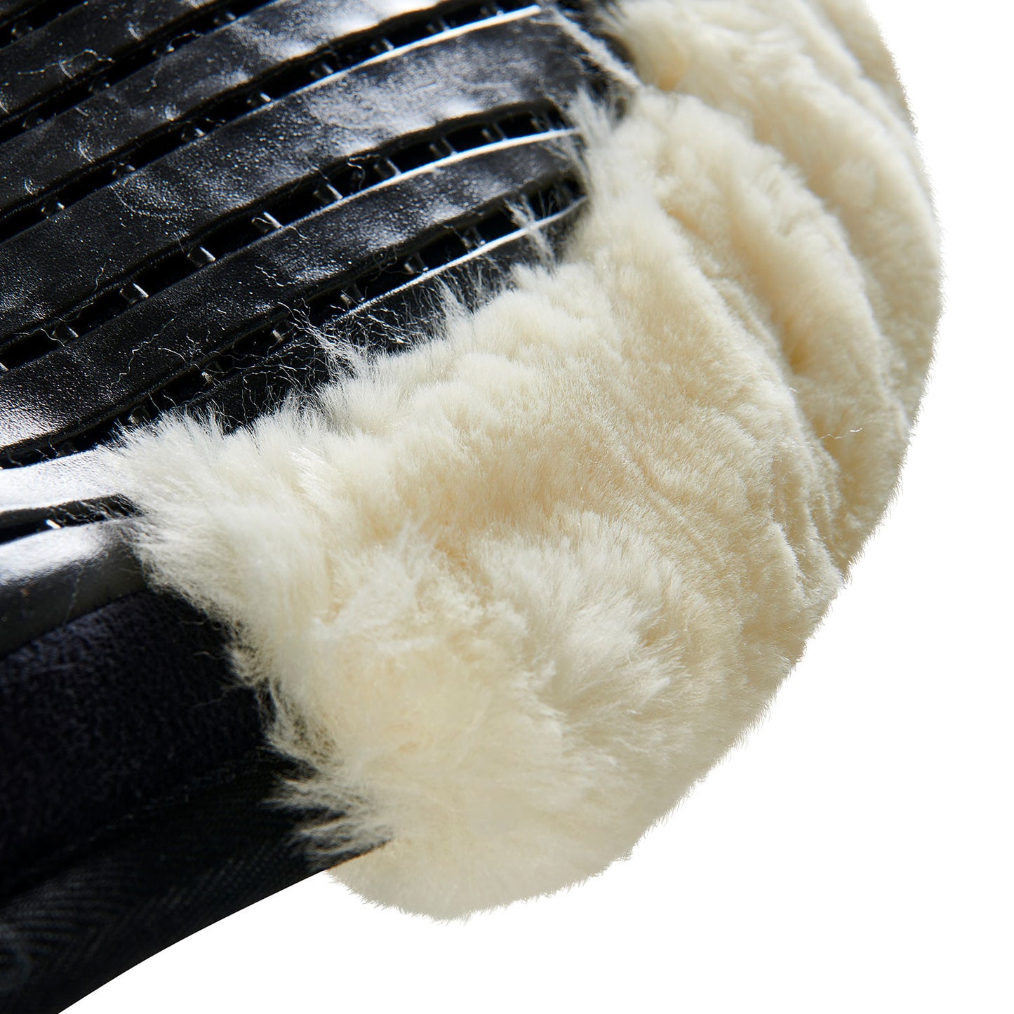 Compensador MF-S Jccs-S CW-CS gamuza oveja sintética cut-out grip gel flat Acavallo - Negro