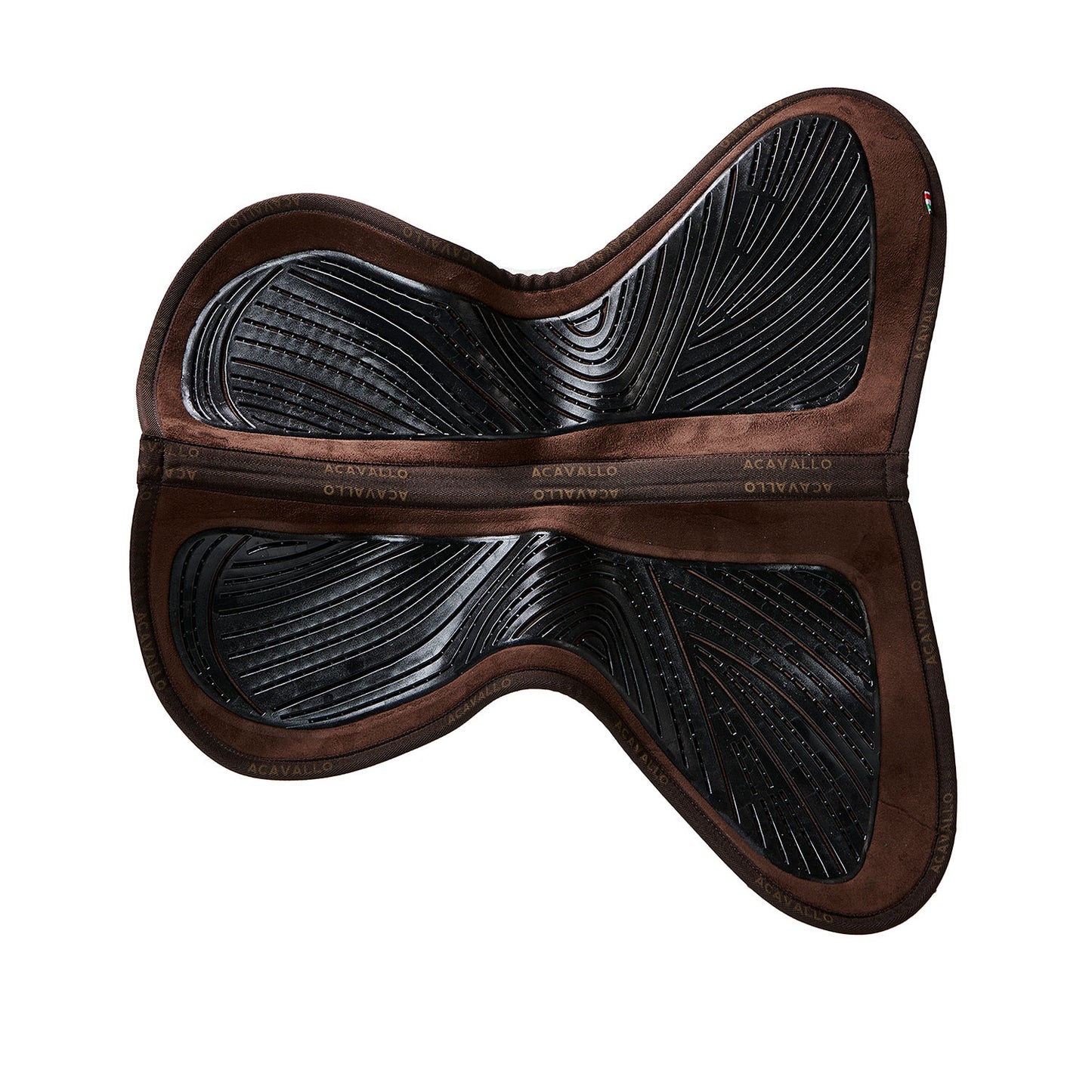 Compensador SP JCCS CW-CS Gamuza Twin Side Grip Gel Flat Acavallo - Marrón