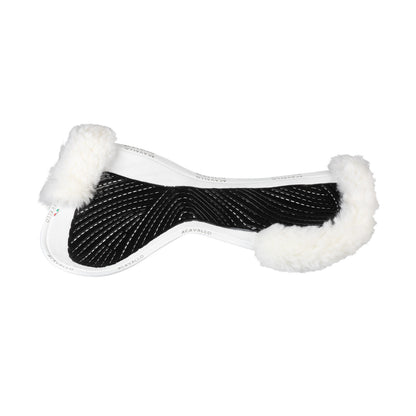Compensador SP JCCS CW-CS gamuza oveja con cut-out gel twin side flat Acavallo - Blanco