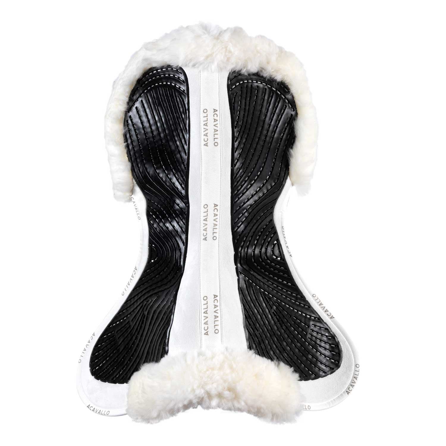 Compensador SP JCCS CW-CS gamuza oveja con cut-out gel twin side flat Acavallo - Blanco