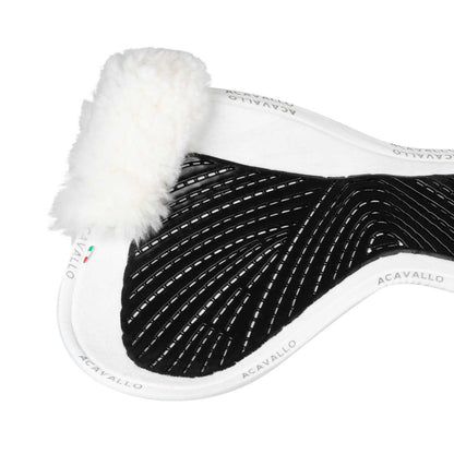 Compensador SP JCCS CW-CS gamuza oveja con cut-out gel twin side flat Acavallo - Blanco