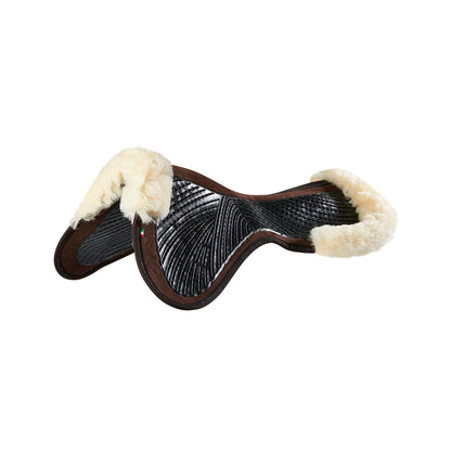 Compensador SP JCCS CW-CS gamuza oveja con cut-out gel twin side flat Acavallo - Marrón