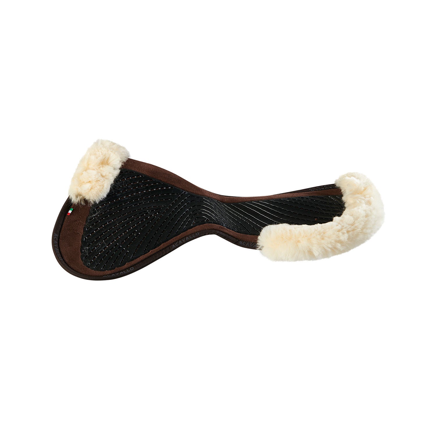 Compensador SP JCCS CW-CS gamuza oveja con cut-out gel twin side flat Acavallo - Marrón