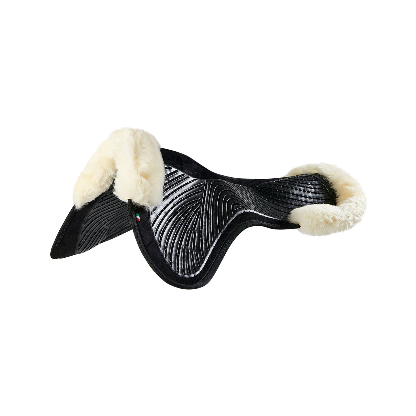 Compensador SP JCCS CW-CS gamuza oveja con cut-out gel twin side flat Acavallo - Negro