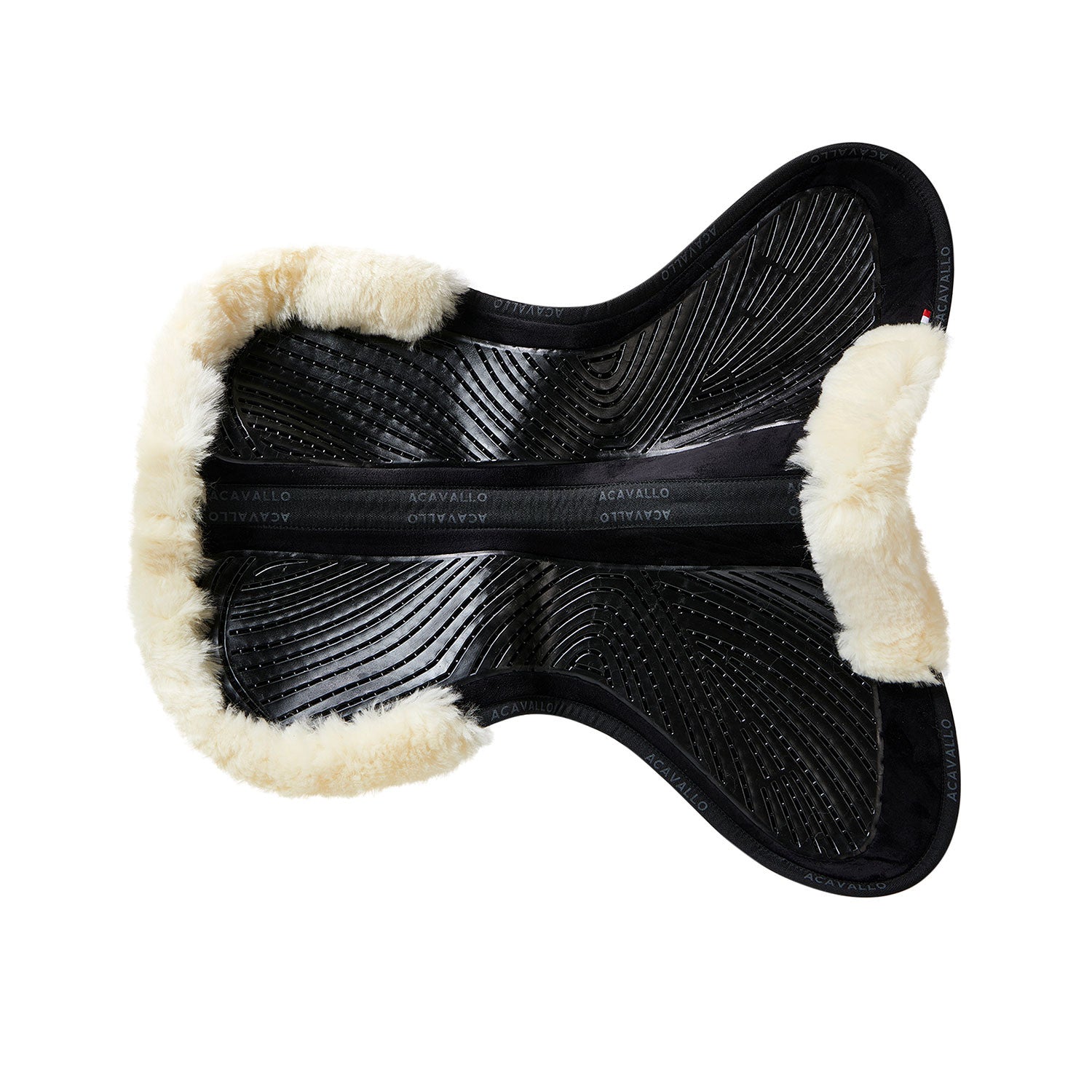 Compensador SP JCCS CW-CS gamuza oveja con cut-out gel twin side flat Acavallo - Negro