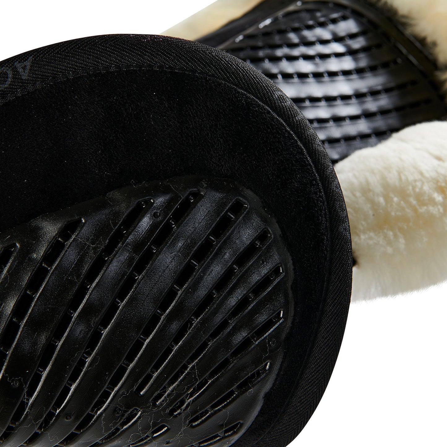 Compensador SP JCCS CW-CS gamuza oveja con cut-out gel twin side flat Acavallo - Negro