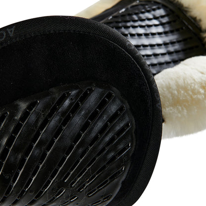 Compensador SP JCCS CW-CS gamuza oveja con cut-out gel twin side flat Acavallo - Negro