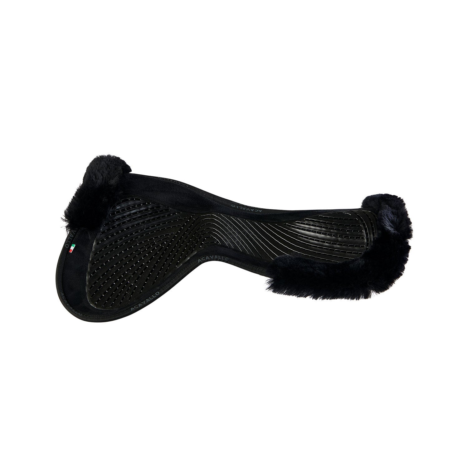 Compensador SP JCCS CW-CS gamuza oveja con cut-out gel twin side flat Acavallo - Negro