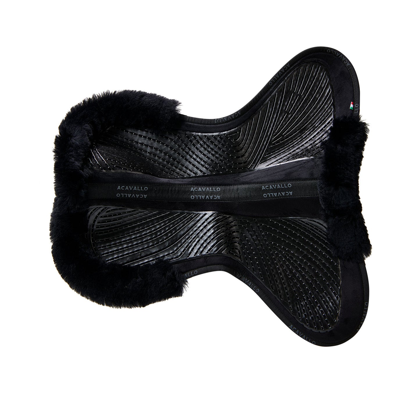 Compensador SP JCCS CW-CS gamuza oveja con cut-out gel twin side flat Acavallo - Negro